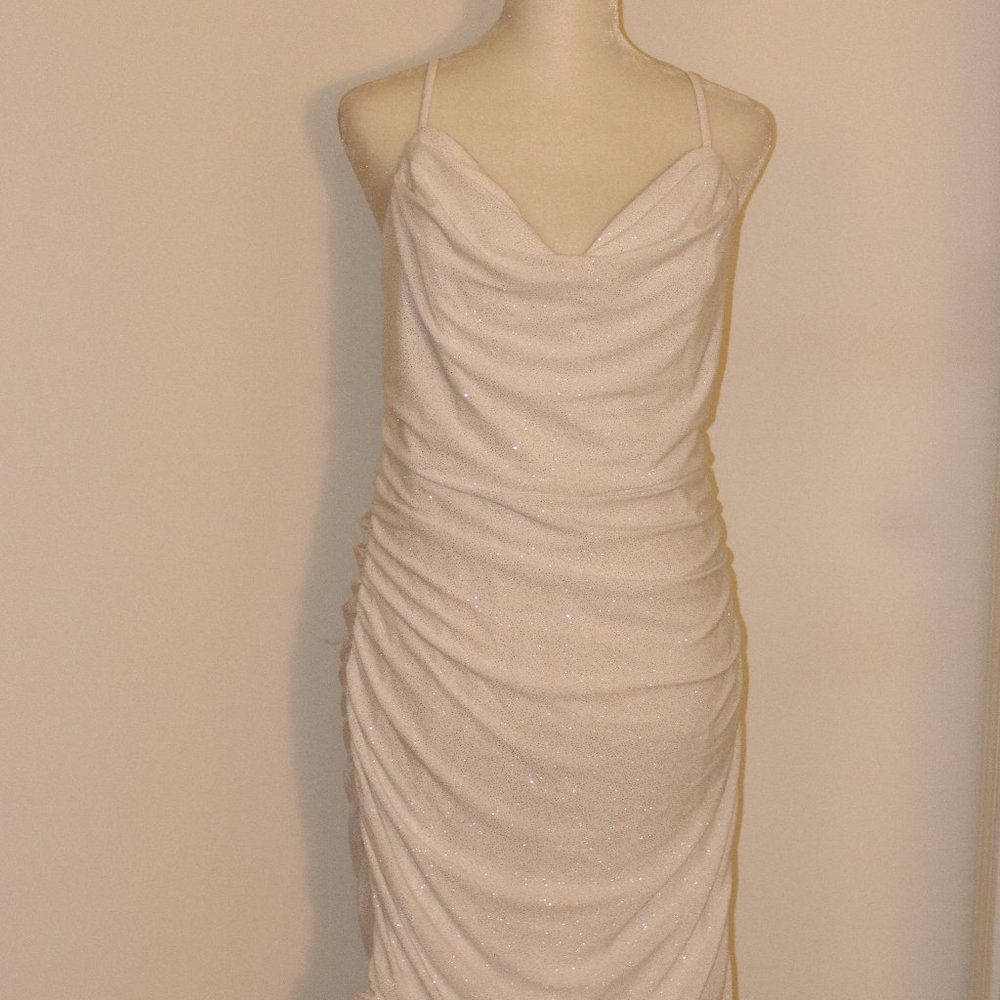 Windsor White Sparkle Dress Size XLarge